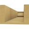 Ekena Millwork 6in. W x 4in. H x 24in. L Clemmons Woodgrain TimberThane Rafter Tail, Primed Tan RFTUR06X04X24CLERCPR - alternate 6